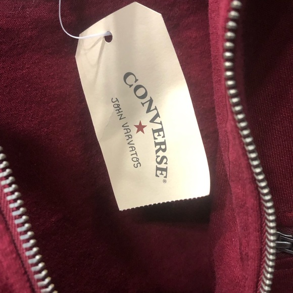 Limited edition John Varvatos X Converse athletic zip up track sweater jacket - Picture 5 of 12
